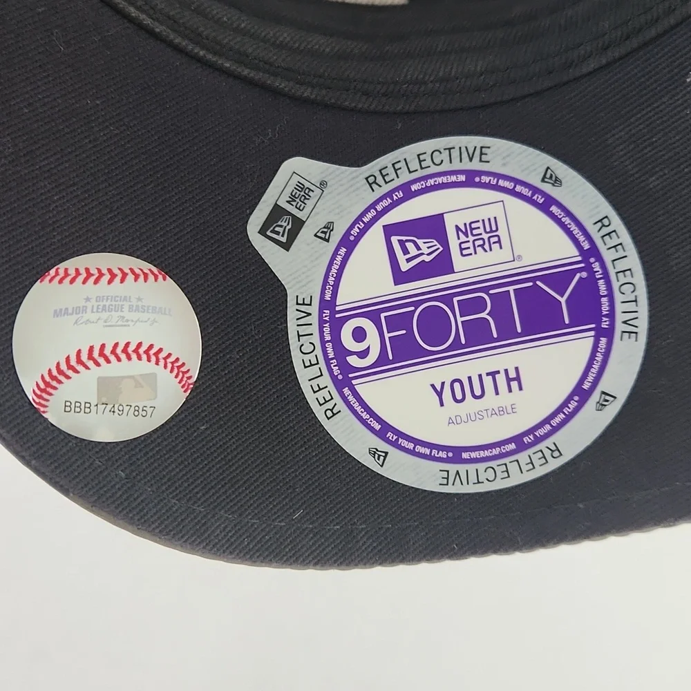 New Era Detroit Tigers Reflective Baseball Hat. Size youth OS fits most.